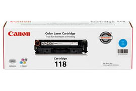 Canon 118 - Cián - original - cartucho de tóner - para Color imageCLASS MF726, MF729, MF8380, MF8580; imageCLASS LBP7200, LBP7660, MF8350 Canon 118 - Cián - original - cartucho de tóner - para Color imageCLASS MF726, MF729, MF8380, MF8580; imageCLASS LBP7200, LBP7660, MF8350