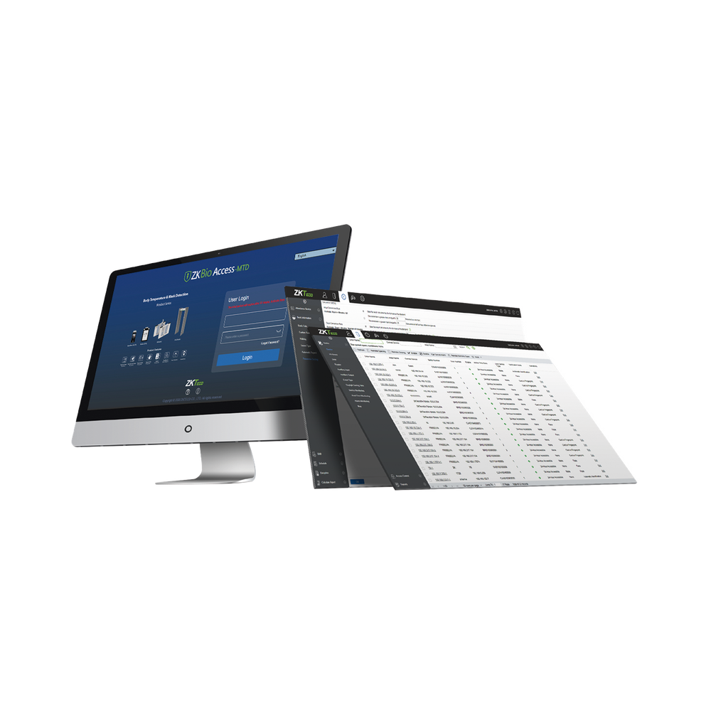 Software de administración web de control de acceso ZKTeco