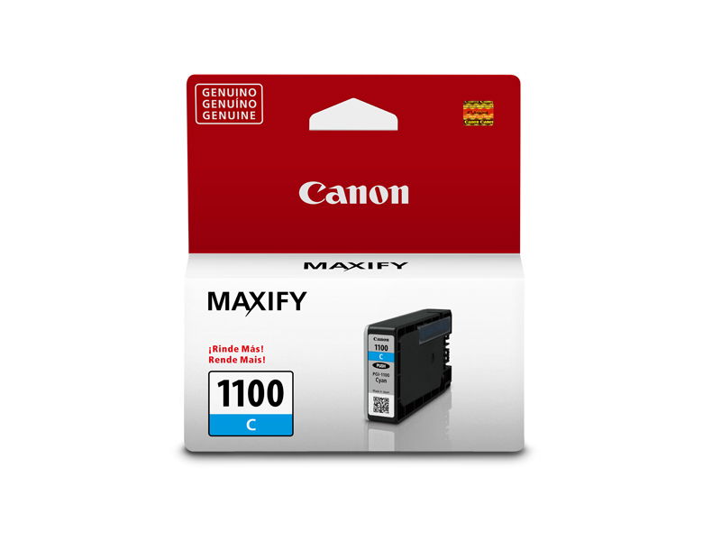 Canon PGI-1100 C - Cián - original - depósito de tinta - para MAXIFY MB2010, MB2110, MB2710 Canon PGI-1100 C - Cián - original - depósito de tinta - para MAXIFY MB2010, MB2110, MB2710