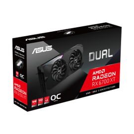 ASUS DUAL-RX6700XT-O12G - OC Edition - tarjeta gráfica - Radeon RX 6700 XT - 12 GB GDDR6 - PCIe 4.0 - HDMI, 3 x DisplayPort