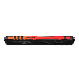 HyperX FURY RGB - DDR4 - 8 GB - DIMM de 288 espigas - 3600 MHz / PC4-28800 - CL17 - 1.35 V - sin búfer - no ECC - negro