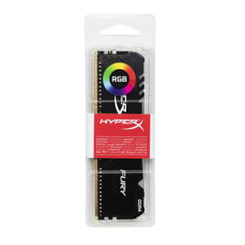 HyperX FURY RGB - DDR4 - 8 GB - DIMM de 288 espigas - 3600 MHz / PC4-28800 - CL17 - 1.35 V - sin búfer - no ECC - negro