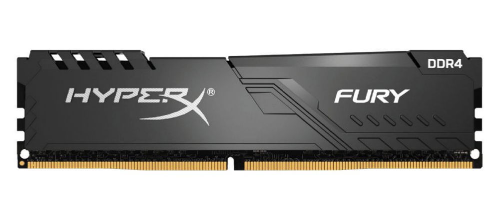 HyperX FURY - DDR4 - 16 GB - DIMM de 288 espigas - 3200 MHz / PC4-25600 - CL16 - 1.35 V - sin búfer - no ECC - negro