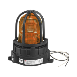 Luz de advertencia LED para ubicaciónes peligrosas, montaje para superficies, 24Vcd, ambar