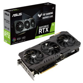 ASUS TUF Gaming GeForce RTX 3080 - Tarjeta gráfica - GF RTX 3080 - 12 GB GDDR6X - PCIe 4.0 - 2 x HDMI, 3 x DisplayPort