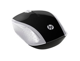 HP 200 - Ratón - diestro y zurdo - óptico - inalámbrico - 2.4 GHz - receptor inalámbrico USB - plata - para Pavilion 24, 27, 590, 595, TP01