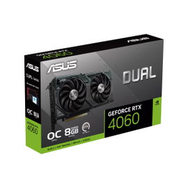 ASUS Dual GeForce RTX 4060 8GB - OC Edition - tarjeta gráfica - GeForce RTX 4060 - 8 GB GDDR6 - PCIe 4.0 - HDMI, 3 x DisplayPort - caja ASUS Dual GeForce RTX 4060 8GB - OC Edition - tarjeta gráfica - GeForce RTX 4060 - 8 GB GDDR6 - PCIe 4.0 - HDMI, 3 x DisplayPort - caja