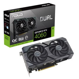 ASUS Dual GeForce RTX 4060 8GB - OC Edition - tarjeta gráfica - GeForce RTX 4060 - 8 GB GDDR6 - PCIe 4.0 - HDMI, 3 x DisplayPort - caja ASUS Dual GeForce RTX 4060 8GB - OC Edition - tarjeta gráfica - GeForce RTX 4060 - 8 GB GDDR6 - PCIe 4.0 - HDMI, 3 x DisplayPort - caja