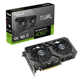 ASUS - DUAL-RTX4060TI-O16G-EVO - PCI Express 4.0 - NVIDIA - NVIDIA GeForce RTX 4060 Ti - GDDR6 SDRAM - DisplayPort / HDMI
