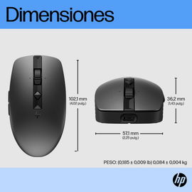 HP - Mouse - Black - 6E6F2AA#ABL HP - Mouse - Black - 6E6F2AA#ABL