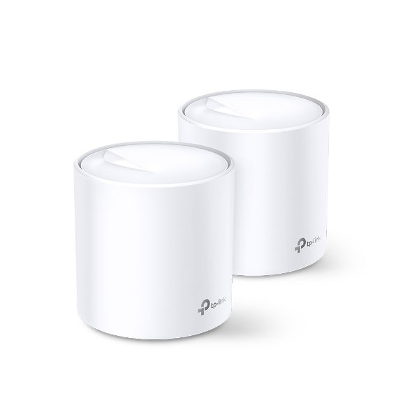TP-LINK Deco X20 V2 - Sistema Wi-Fi - (2 enrutadores) - hasta 370 m² - malla 1GbE - Wi-Fi 6 - Doble banda