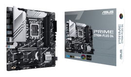 ASUS PRIME Z790M-PLUS D4 - Placa base - micro ATX - Socket LGA1700 - Z790 Chipset - USB 3.2 Gen 1, USB 3.2 Gen 2, USB-C 3.2 Gen 2x2, USB-C 3.2 Gen 1 - Gigabit LAN - Tarjeta gráfica (CPU necesaria) - HD Audio (8-canales)
