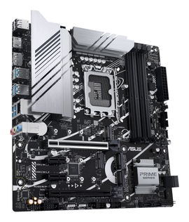 ASUS PRIME Z790M-PLUS D4 - Placa base - micro ATX - Socket LGA1700 - Z790 Chipset - USB 3.2 Gen 1, USB 3.2 Gen 2, USB-C 3.2 Gen 2x2, USB-C 3.2 Gen 1 - Gigabit LAN - Tarjeta gráfica (CPU necesaria) - HD Audio (8-canales) ASUS PRIME Z790M-PLUS D4 - Placa base - micro ATX - Socket LGA1700 - Z790 Chipset - USB 3.2 Gen 1, USB 3.2 Gen 2, USB-C 3.2 Gen 2x2, USB-C 3.2 Gen 1 - Gigabit LAN - Tarjeta gráfica (CPU necesaria) - HD Audio (8-canales)