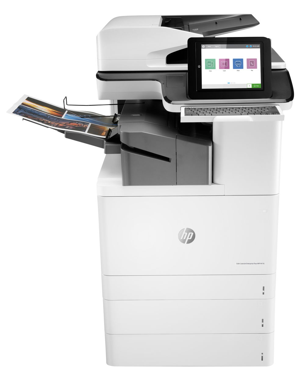 HP LaserJet Enterprise Flow MFP M776zs - Impresora multifunción - color - laser - 297 x 864 mm (original) - A3/Ledger (material) - hasta 45 ppm (copiando) - hasta 45 ppm (impresión) - 1750 hojas - 33.6 Kbps - USB 2.0, Gigabit LAN, Wi-Fi(n), host USB 2.0 HP LaserJet Enterprise Flow MFP M776zs - Impresora multifunción - color - laser - 297 x 864 mm (original) - A3/Ledger (material) - hasta 45 ppm (copiando) - hasta 45 ppm (impresión) - 1750 hojas - 33.6 Kbps - USB 2.0, Gigabit LAN, Wi-Fi(n), host USB 2.0