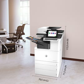 HP LaserJet Enterprise Flow MFP M776zs - Impresora multifunción - color - laser - 297 x 864 mm (original) - A3/Ledger (material) - hasta 45 ppm (copiando) - hasta 45 ppm (impresión) - 1750 hojas - 33.6 Kbps - USB 2.0, Gigabit LAN, Wi-Fi(n), host USB 2.0 HP LaserJet Enterprise Flow MFP M776zs - Impresora multifunción - color - laser - 297 x 864 mm (original) - A3/Ledger (material) - hasta 45 ppm (copiando) - hasta 45 ppm (impresión) - 1750 hojas - 33.6 Kbps - USB 2.0, Gigabit LAN, Wi-Fi(n), host USB 2.0