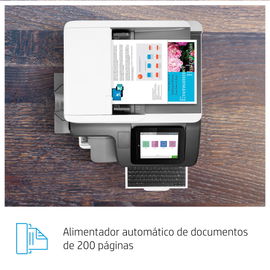 HP LaserJet Enterprise Flow MFP M776zs - Impresora multifunción - color - laser - 297 x 864 mm (original) - A3/Ledger (material) - hasta 45 ppm (copiando) - hasta 45 ppm (impresión) - 1750 hojas - 33.6 Kbps - USB 2.0, Gigabit LAN, Wi-Fi(n), host USB 2.0 HP LaserJet Enterprise Flow MFP M776zs - Impresora multifunción - color - laser - 297 x 864 mm (original) - A3/Ledger (material) - hasta 45 ppm (copiando) - hasta 45 ppm (impresión) - 1750 hojas - 33.6 Kbps - USB 2.0, Gigabit LAN, Wi-Fi(n), host USB 2.0