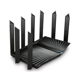 Router WiFi 6 Triple Banda AX6600 MU-MIMO / 1 Puerto WAN/LAN 2.5 Gbps / 1 Puerto WAN/LAN 1Gbps / 3 Puertos LAN 1Gbps / 2 puerto USB 3.0 / OneMesh ™ / Adminitración App (Tether) o Página web / Protección HomeShield Router WiFi 6 Triple Banda AX6600 MU-MIMO / 1 Puerto WAN/LAN 2.5 Gbps / 1 Puerto WAN/LAN 1Gbps / 3 Puertos LAN 1Gbps / 2 puerto USB 3.0 / OneMesh ™ / Adminitración App (Tether) o Página web / Protección HomeShield