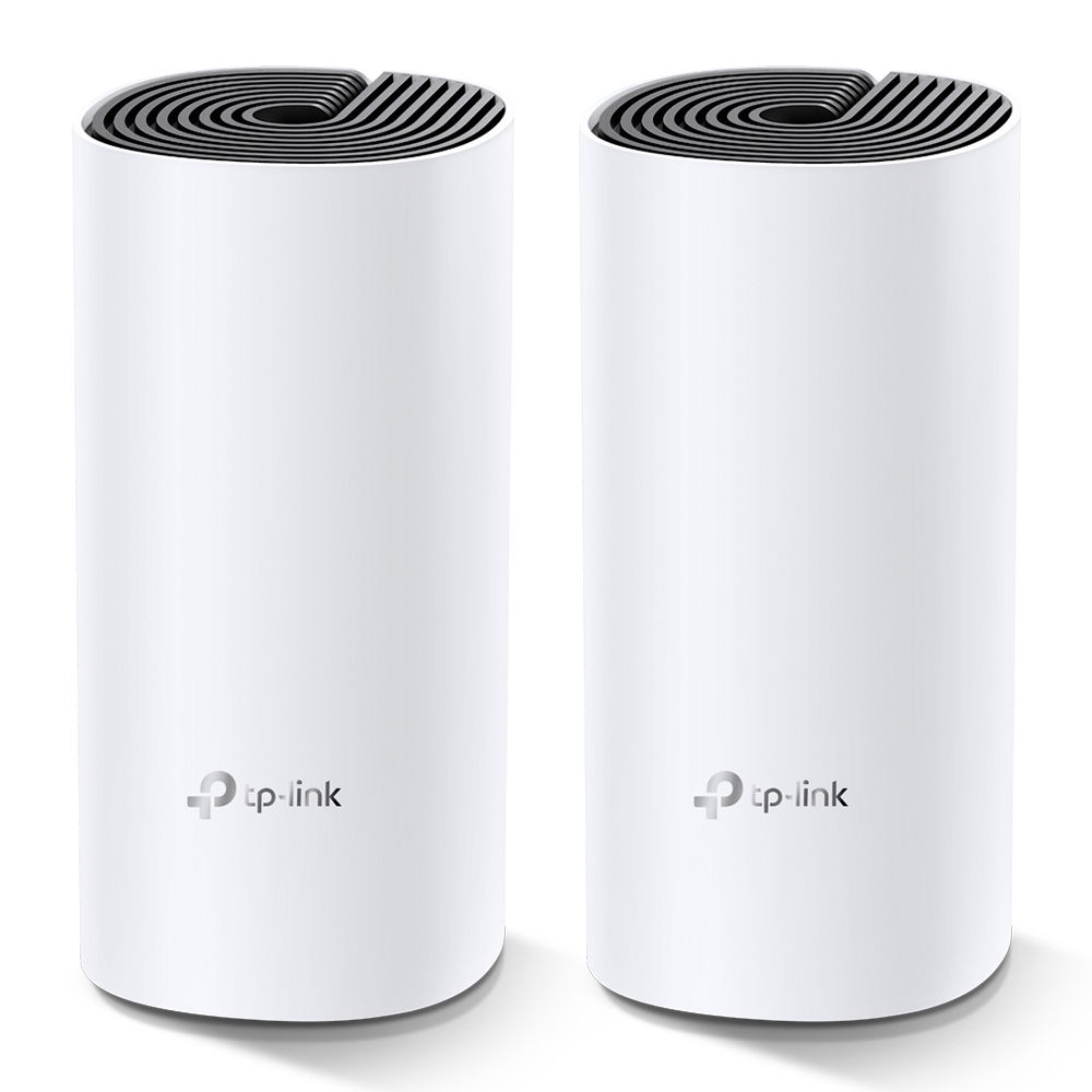 TP-LINK DECO M4 - Sistema Wi-Fi - (2 enrutadores) - hasta 2800 pies cuadrados - malla 1GbE - Wi-Fi 5 - Doble banda