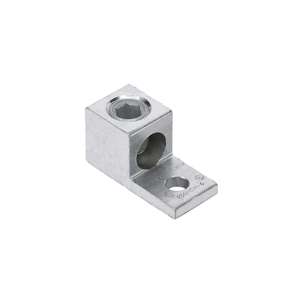 Conector Mecánico de Aluminio, de Un Orificio y Un Barril, para Cable de 14 a 2 AWG