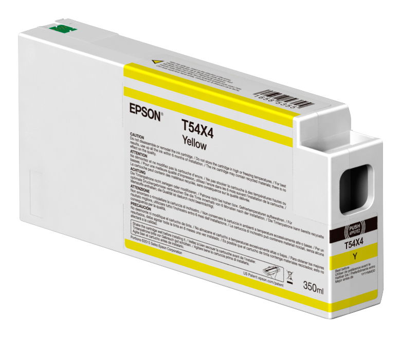 Epson T54X4 - 350 ml - amarillo - original - cartucho de tinta - para SureColor SC-P6000, SC-P7000, SC-P7000V, SC-P8000, SC-P9000, SC-P9000V