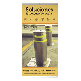 Póster Acceso Vehicular Bolardos