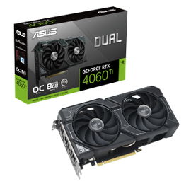 ASUS Dual GeForce RTX 4060 Ti - OC Edition - tarjeta gráfica - GeForce RTX 4060 Ti - 8 GB GDDR6 - PCIe 4.0 - 3 x DisplayPort, HDMI