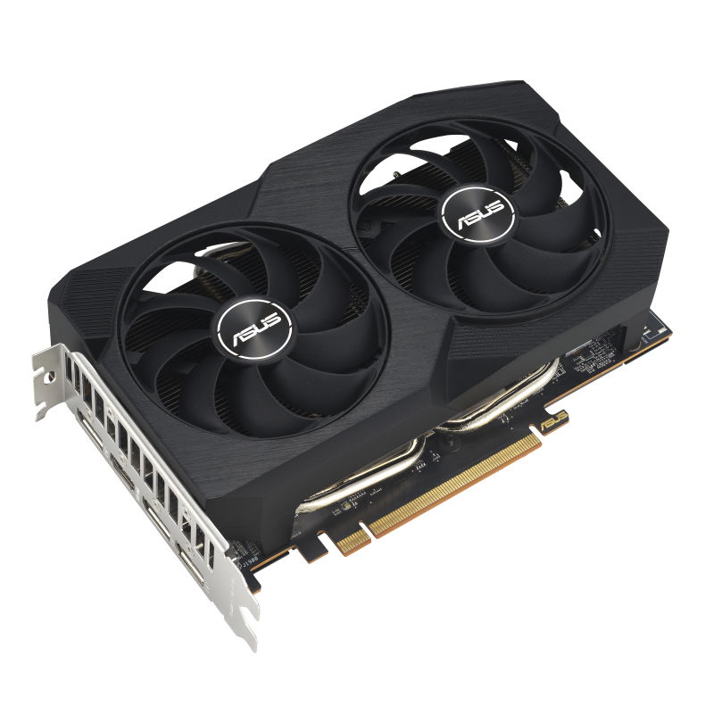 ASUS Dual Radeon RX 7600 V2 8GB - OC Edition - tarjeta gráfica - Radeon RX 7600 - 8 GB GDDR6 - PCIe 4.0 - 3 x DisplayPort, HDMI - caja