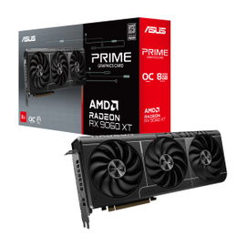 ASUS - PRIME-RX9060XT-O8G - PCI Express 5.0 - AMD - AMD Radeon RX 9070 XT - GDDR6 SDRAM - HDMI / DisplayPort