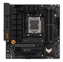 ASUS TUF Gaming B650M-Plus WIFI - Placa base - micro ATX - Socket AM5 - AMD B650 Chipset - USB 3.1 Gen 2, USB 3.2 Gen 2, USB-C 3.2 Gen 2x2, USB-C 3.2 Gen 1 - 2.5 Gigabit LAN, Wi-Fi 6, Bluetooth - Tarjeta gráfica (CPU necesaria) - HD Audio (8-canales)