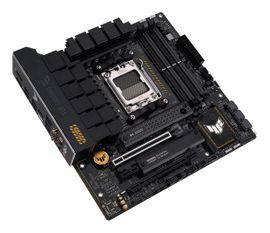 ASUS TUF Gaming B650M-Plus WIFI - Placa base - micro ATX - Socket AM5 - AMD B650 Chipset - USB 3.1 Gen 2, USB 3.2 Gen 2, USB-C 3.2 Gen 2x2, USB-C 3.2 Gen 1 - 2.5 Gigabit LAN, Wi-Fi 6, Bluetooth - Tarjeta gráfica (CPU necesaria) - HD Audio (8-canales)