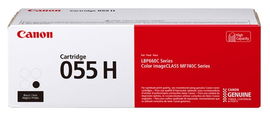 Canon 055 H - Gran capacidad - negro - original - cartucho de tóner - para imageCLASS LBP664Cdw, LBP664Cx, MF741Cdw, MF743Cdw, MF745Cdw; Satera LBP662C