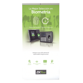 Póster Acceso Electrónico ZKTeco