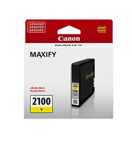 Canon PGI-2100 Y - Amarillo - original - depósito de tinta - para MAXIFY iB4010, MB5110, MB5310, MB5410