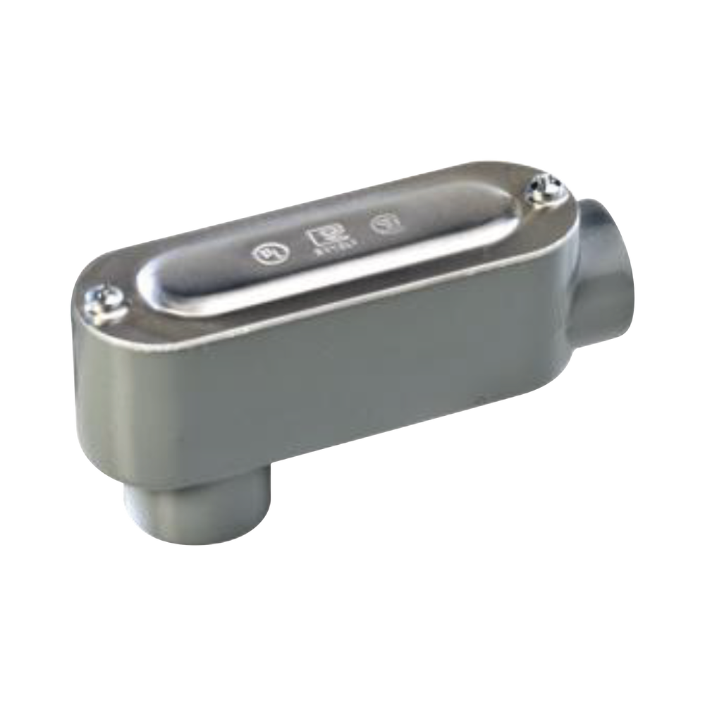 Caja oval roscada tipo LB de 3