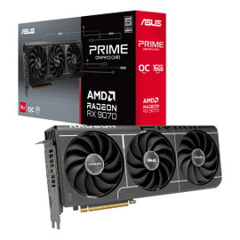 ASUS - PRIME-RX9070-O16G-EVO - PCI Express 5.0 - AMD - AMD Radeon RX 9070 - HDMI / DisplayPort