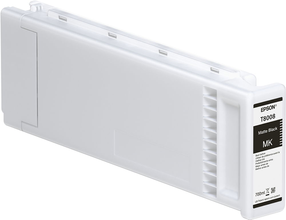 Epson T8008 - 700 ml - negro mate - original - cartucho de tinta - para SureColor P10000, P20000, SC-P10000, SC-P20000, SC-P20000SE Epson T8008 - 700 ml - negro mate - original - cartucho de tinta - para SureColor P10000, P20000, SC-P10000, SC-P20000, SC-P20000SE