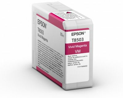 Epson - SC-P800 VM - Ink cartridge - 80ml NEW Replace T850300 Epson - SC-P800 VM - Ink cartridge - 80ml NEW Replace T850300