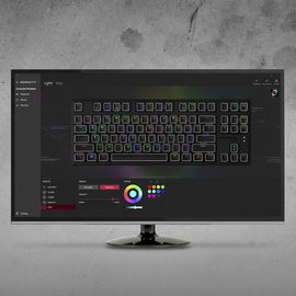 HyperX Alloy Origins Core - Teclado - retroiluminación - USB-C - QWERTY - EE. UU. - interruptor: HyperX Aqua - negro