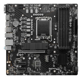 MSI - PRO B760M-P - Motherboard - ATX - LGA1700 Socket - AMD 740G - para Core i5 - AMD Radeon 520 - None MSI - PRO B760M-P - Motherboard - ATX - LGA1700 Socket - AMD 740G - para Core i5 - AMD Radeon 520 - None