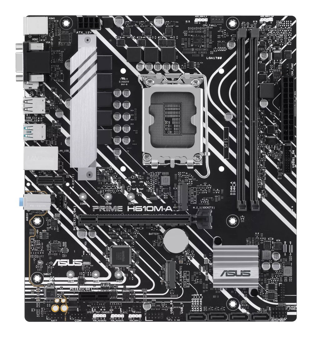 ASUS - Motherboard - MB PRIME H610-K D4-CSM DDR4 LG