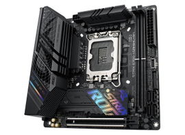 ASUS ROG STRIX B760-I GAMING WIFI - Placa base - mini ITX - Socket LGA1700 - B760 Chipset - USB 3.2 Gen 1, USB-C 3.2 Gen 1, USB-C 3.2 Gen 2x2, USB-C 3.2 Gen2 - 2.5 Gigabit LAN, Wi-Fi 6E, Bluetooth - Tarjeta gráfica (CPU necesaria) - HD Audio (8-canal