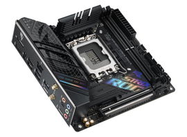 ASUS ROG STRIX B760-I GAMING WIFI - Placa base - mini ITX - Socket LGA1700 - B760 Chipset - USB 3.2 Gen 1, USB-C 3.2 Gen 1, USB-C 3.2 Gen 2x2, USB-C 3.2 Gen2 - 2.5 Gigabit LAN, Wi-Fi 6E, Bluetooth - Tarjeta gráfica (CPU necesaria) - HD Audio (8-canal