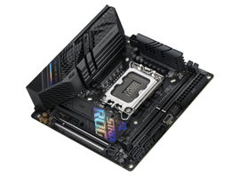 ASUS ROG STRIX B760-I GAMING WIFI - Placa base - mini ITX - Socket LGA1700 - B760 Chipset - USB 3.2 Gen 1, USB-C 3.2 Gen 1, USB-C 3.2 Gen 2x2, USB-C 3.2 Gen2 - 2.5 Gigabit LAN, Wi-Fi 6E, Bluetooth - Tarjeta gráfica (CPU necesaria) - HD Audio (8-canal
