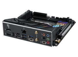 ASUS ROG STRIX B760-I GAMING WIFI - Placa base - mini ITX - Socket LGA1700 - B760 Chipset - USB 3.2 Gen 1, USB-C 3.2 Gen 1, USB-C 3.2 Gen 2x2, USB-C 3.2 Gen2 - 2.5 Gigabit LAN, Wi-Fi 6E, Bluetooth - Tarjeta gráfica (CPU necesaria) - HD Audio (8-canal