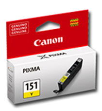 Canon CLI-151Y - 7 ml - amarillo - original - depósito de tinta - para PIXMA iP7210, iX6810, MG5410, MG5510, MG6310