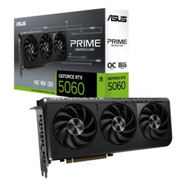 ASUS - PRIME-RTX5060-O8G - PCI Express 5.0 - NVIDIA - NVIDIA GeForce RTX 5060 - GDDR7 - HDMI / DisplayPort ASUS - PRIME-RTX5060-O8G - PCI Express 5.0 - NVIDIA - NVIDIA GeForce RTX 5060 - GDDR7 - HDMI / DisplayPort