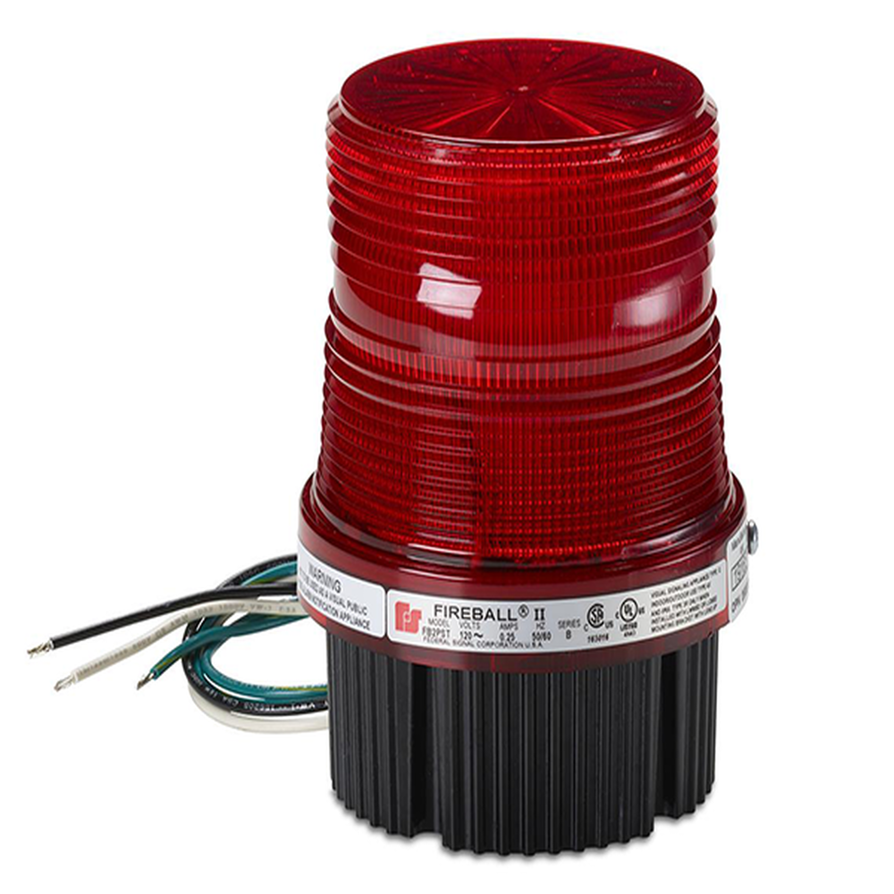 Estrobo fireball, UL y cUL, 12-24 Vcd, rojo