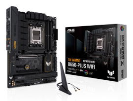 ASUS TUF Gaming B650-Plus WiFi - Placa base - ATX - Socket AM5 - AMD B650 Chipset - USB-C 3.2 Gen 2x2, USB 3.1 Gen 2, USB 3.2 Gen 2, USB-C 3.2 Gen2, USB-C 3.2 Gen 1 - 2.5 Gigabit LAN, Bluetooth - Tarjeta gráfica (CPU necesaria) - High Definition Audi