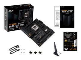 ASUS TUF Gaming B650-Plus WiFi - Placa base - ATX - Socket AM5 - AMD B650 Chipset - USB-C 3.2 Gen 2x2, USB 3.1 Gen 2, USB 3.2 Gen 2, USB-C 3.2 Gen2, USB-C 3.2 Gen 1 - 2.5 Gigabit LAN, Bluetooth - Tarjeta gráfica (CPU necesaria) - High Definition Audi