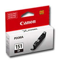 Canon CLI-151BK - 7 ml - negro - original - depósito de tinta - para PIXMA iP7210, iX6810, MG5410, MG5510, MG6310